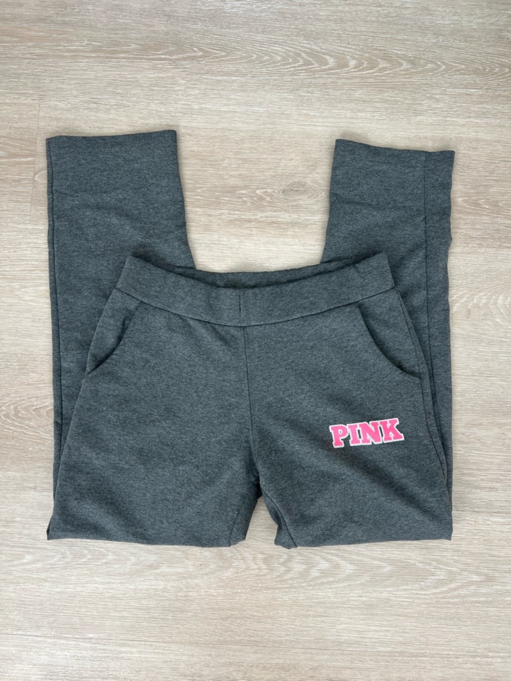 Y2K Vintage PINK Victoria's Secret Charcoal Gray Pants